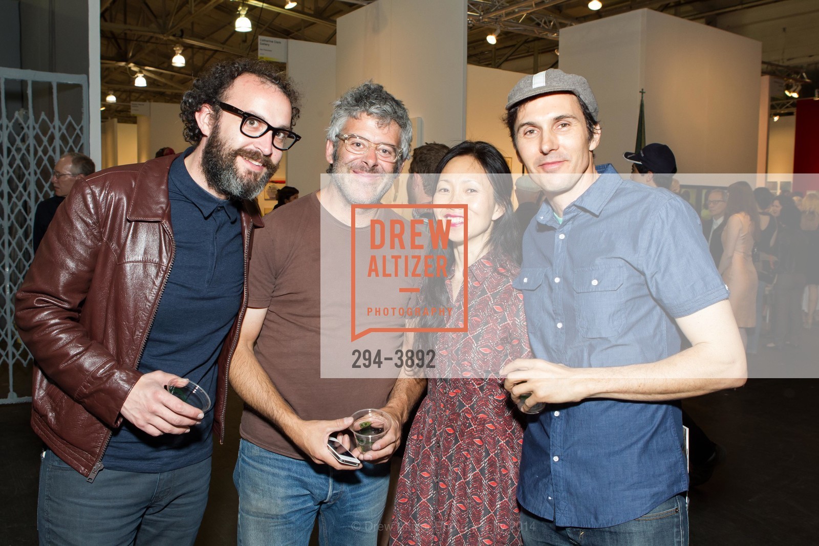Eric Rosati, Matt Kramer, Annie Han, Daniel Mihalyo, ART MARKET San Francisco Benefit Preview Gala, US, May 15th, 2014, Photo #294-3892 Eric Rosati, Matt Kramer, Annie Han, Daniel Mihalyo, Photo #294-3892
