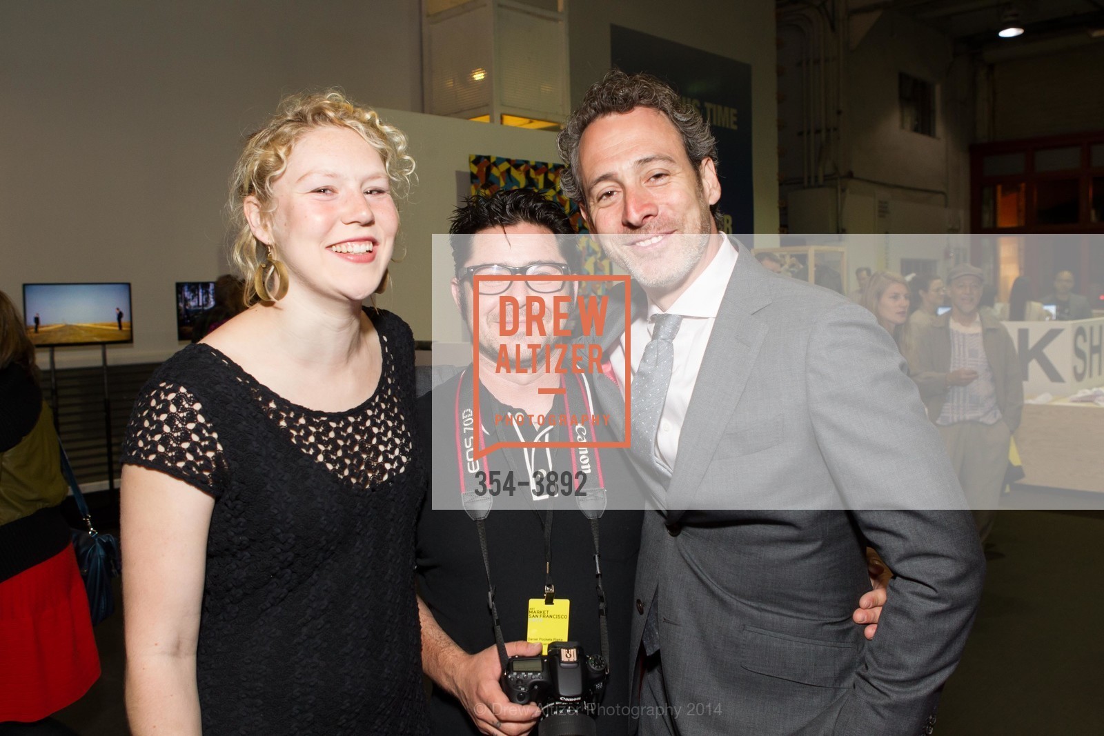 Olivia Mann, Daniel Rieke, Jeffrey Wainhause, ART MARKET San Francisco Benefit Preview Gala, US, May 15th, 2014, Photo #354-3892 Olivia Mann, Daniel Rieke, Jeffrey Wainhause, Photo #354-3892