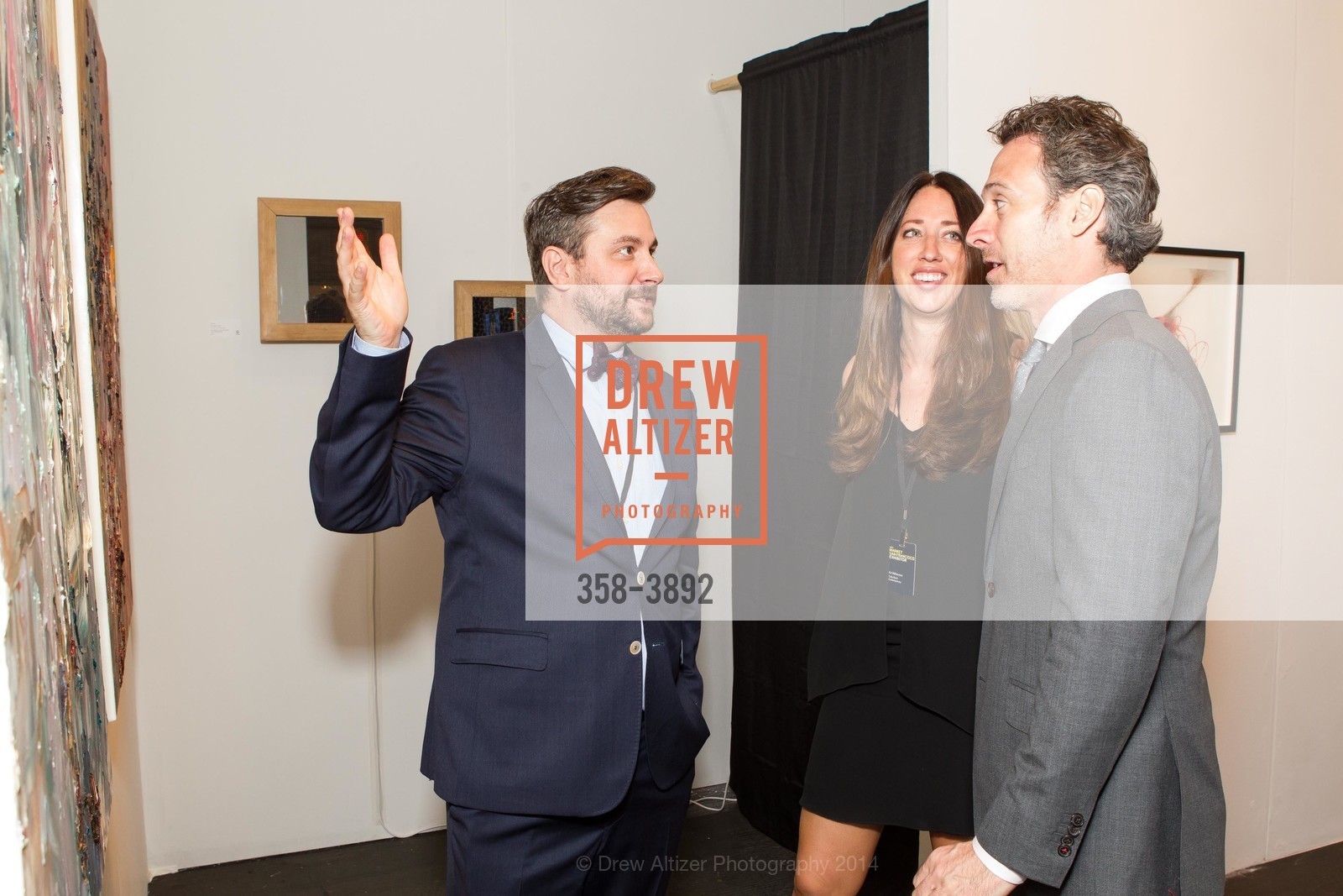 Tally Beck, AJ Wilkerson, Jeffrey Wainhause, ART MARKET San Francisco Benefit Preview Gala, US, May 15th, 2014, Photo #358-3892 Tally Beck, AJ Wilkerson, Jeffrey Wainhause, Photo #358-3892