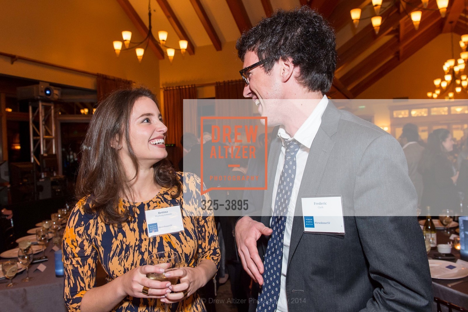 Bettina Warburg-Johnson, Frederic Clark, HUMAN RIGHTS WATCH Benefit at Sharon Heights Golf & Country Club, US, November 19th, 2014, Photo #325-3895 Bettina Warburg-Johnson, Frederic Clark, Photo #325-3895