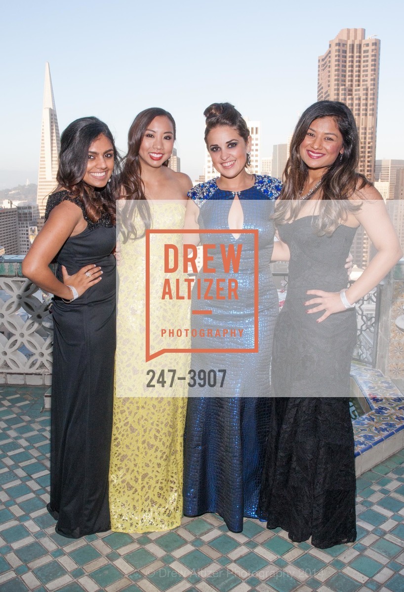 Nikita Jain, Eileen Chou, Christina Cardosa, Priya Saiprasad, SPINSTERS OF SAN FRANCISCO Annual Ball, US, June 20th, 2014, Photo #247-3907 Nikita Jain, Eileen Chou, Christina Cardosa, Priya Saiprasad, Photo #247-3907