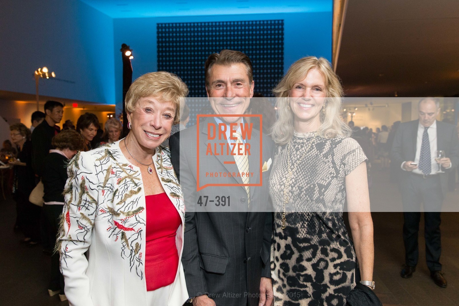 Maria Pitcairn, Robert Beadle, Andrea Schultz, Jewel City: Art From San Francisco's Panama-Pacific International Exposition Donor Opening Reception, de Young Museum, October 15th, 2015,Drew Altizer, Drew Altizer Photography, full-service agency, private events, San Francisco photographer, photographer california