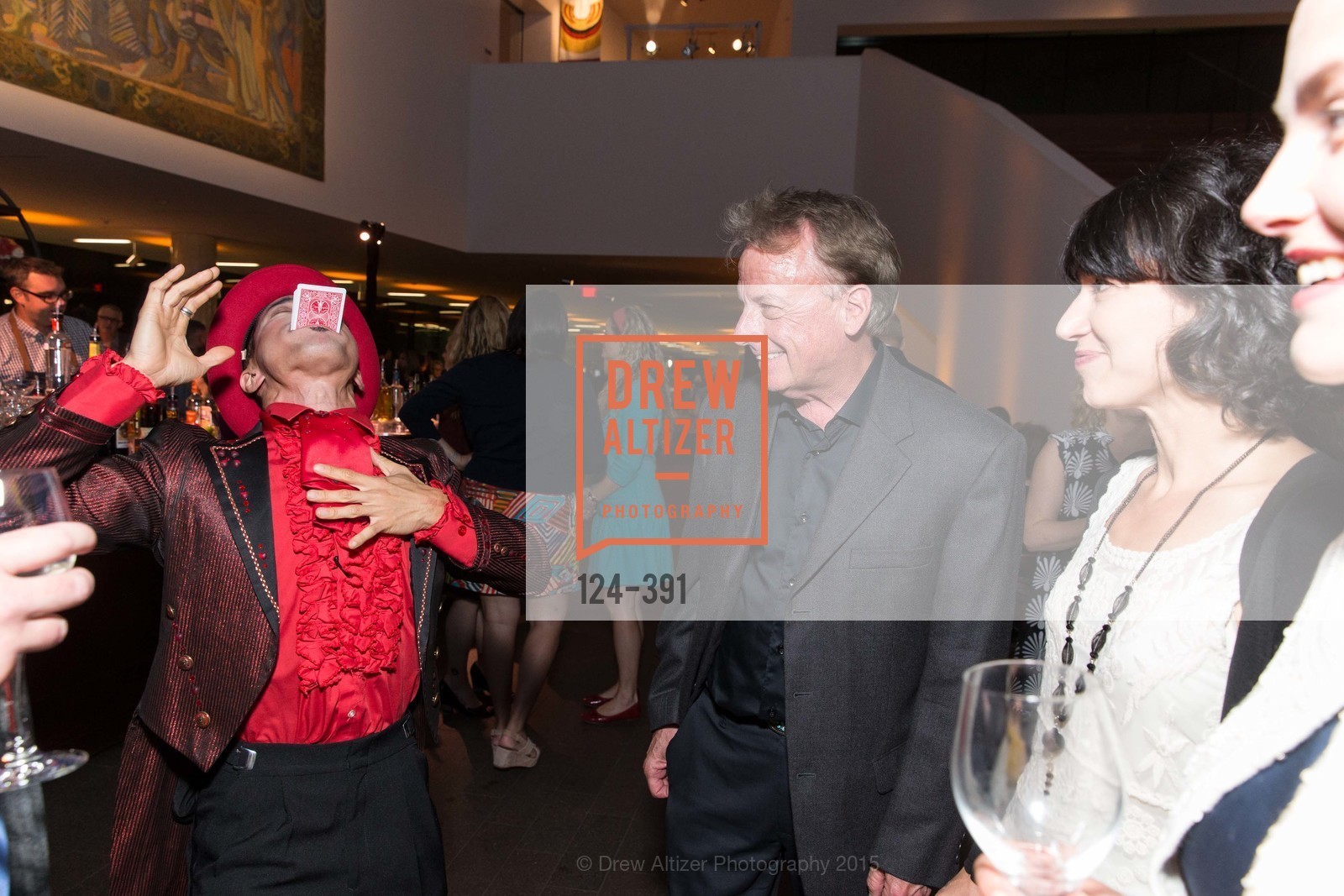 Calvin Cai Ku, Don Larsen, Victoria Binder, Jewel City: Art From San Francisco's Panama-Pacific International Exposition Donor Opening Reception, de Young Museum, October 15th, 2015,Drew Altizer, Drew Altizer Photography, full-service event agency, private events, San Francisco photographer, photographer California
