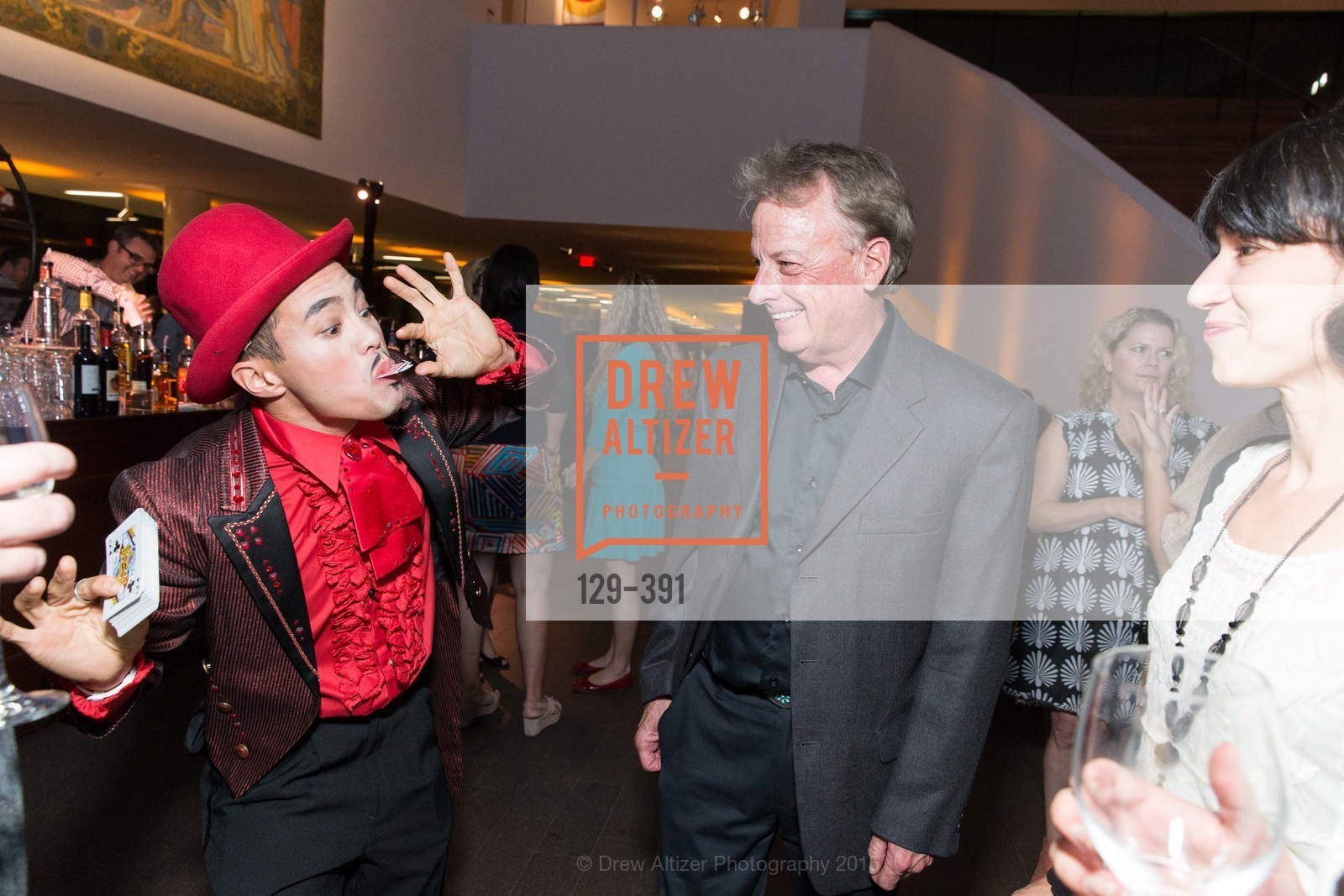 Calvin Cai Ku, Don Larsen, Victoria Binder, Jewel City: Art From San Francisco's Panama-Pacific International Exposition Donor Opening Reception, de Young Museum, October 15th, 2015,Drew Altizer, Drew Altizer Photography, full-service event agency, private events, San Francisco photographer, photographer California