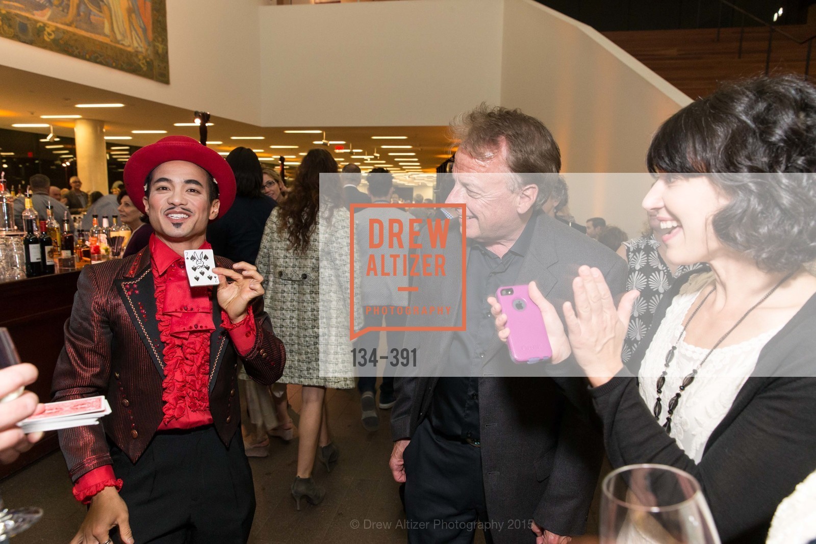 Calvin Cai Ku, Don Larsen, Victoria Binder, Jewel City: Art From San Francisco's Panama-Pacific International Exposition Donor Opening Reception, de Young Museum, October 15th, 2015,Drew Altizer, Drew Altizer Photography, full-service agency, private events, San Francisco photographer, photographer california
