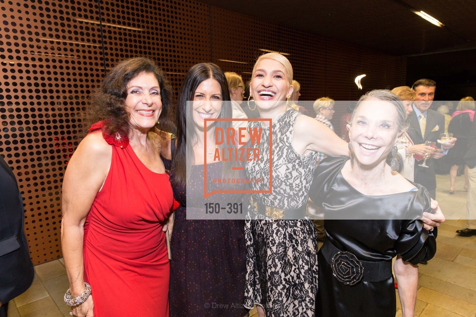 Laura Wais, Vicki Breakstone, Navid Armstrong, Julie Coplon, Jewel City: Art From San Francisco's Panama-Pacific International Exposition Donor Opening Reception, de Young Museum, October 15th, 2015,Drew Altizer, Drew Altizer Photography, full-service event agency, private events, San Francisco photographer, photographer California