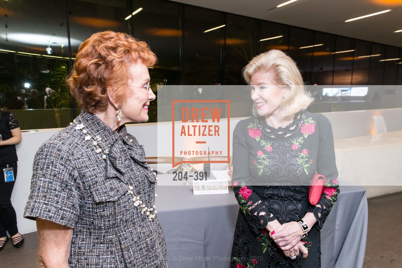 Phoebe Cowles, Dede Wilsey, Jewel City: Art From San Francisco's Panama-Pacific International Exposition Donor Opening Reception, de Young Museum, October 15th, 2015,Drew Altizer, Drew Altizer Photography, full-service event agency, private events, San Francisco photographer, photographer California