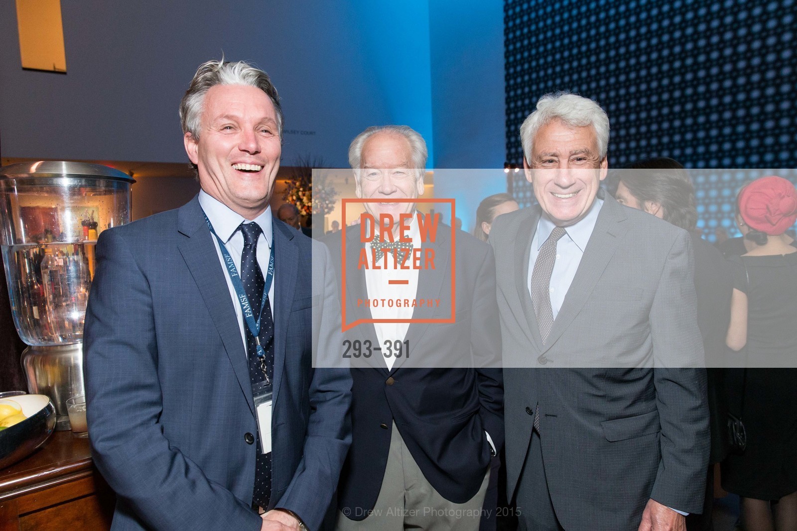 Julien Cox, Marc Cruciger, Joe Brewer, Jewel City: Art From San Francisco's Panama-Pacific International Exposition Donor Opening Reception, de Young Museum. de Young Museum, October 15th, 2015, Photo #293-391 Julien Cox, Marc Cruciger, Joe Brewer, Photo #293-391