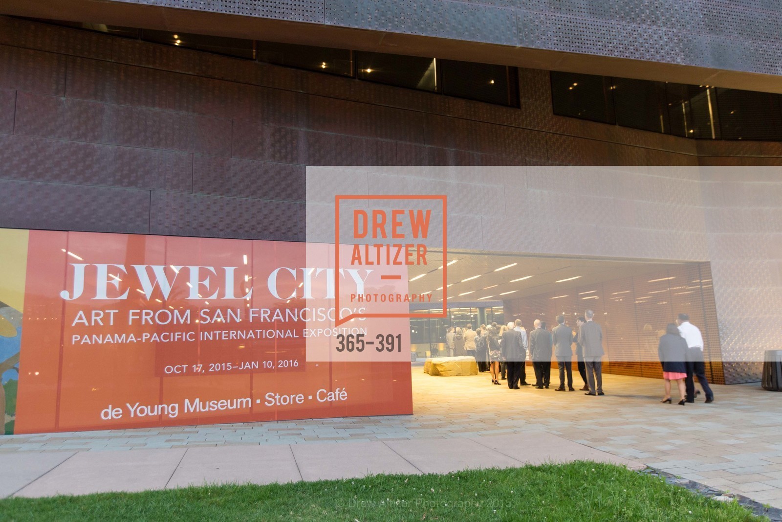 Atmosphere, Jewel City: Art From San Francisco's Panama-Pacific International Exposition Donor Opening Reception, de Young Museum, October 15th, 2015,Drew Altizer, Drew Altizer Photography, full-service agency, private events, San Francisco photographer, photographer california