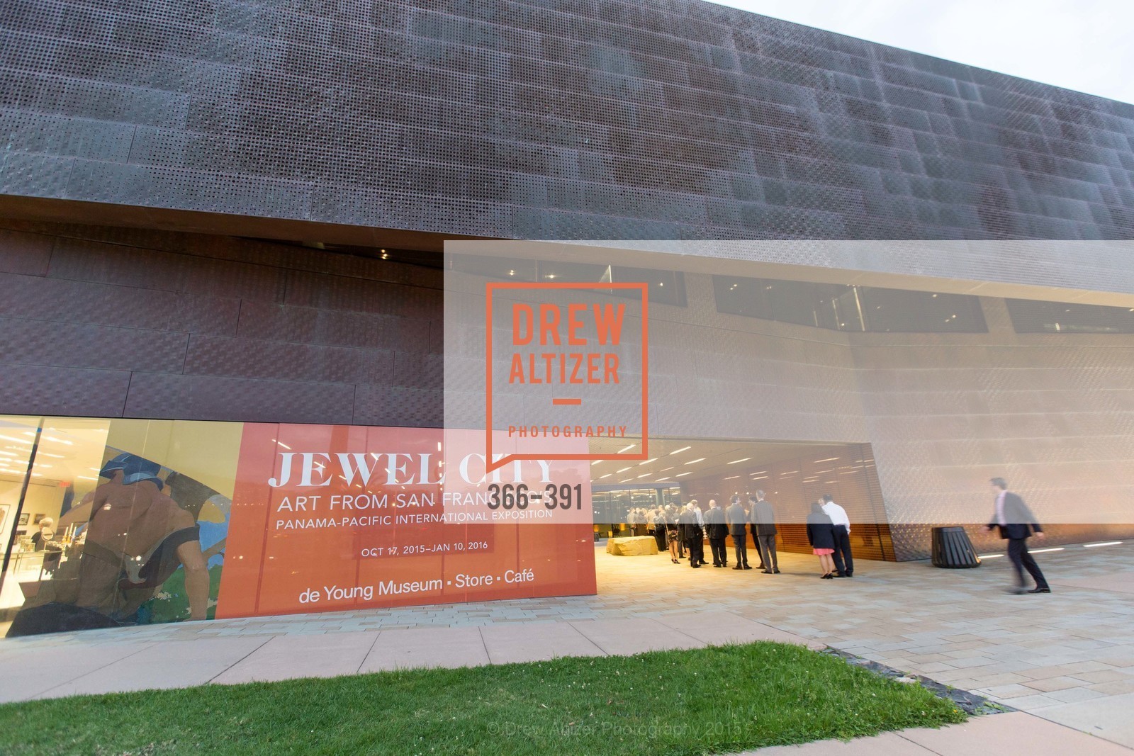 Atmosphere, Jewel City: Art From San Francisco's Panama-Pacific International Exposition Donor Opening Reception, de Young Museum, October 15th, 2015,Drew Altizer, Drew Altizer Photography, full-service agency, private events, San Francisco photographer, photographer california