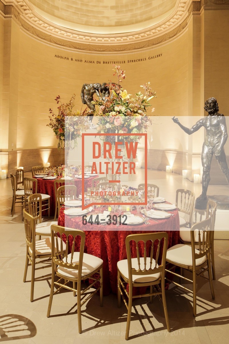 Atmosphere, LEGION OF HONOR Hosts HOUGHTON HALL Black-Tie Dinner, US, October 16th, 2014, Photo #644-3912 Atmosphere, Photo #644-3912