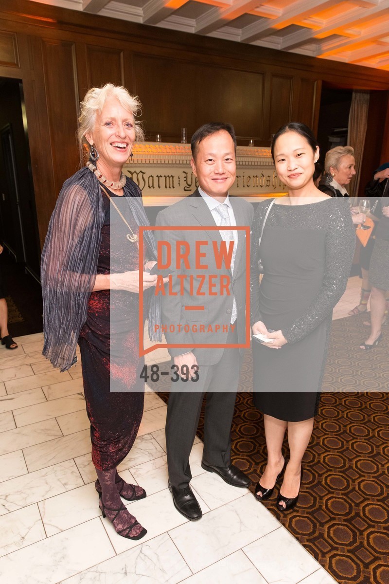 Jo Floyd, Mark Sue, Dawn Sue, San Francisco Performances' 36th Season Gala, Merchants Exchange Building, Julia Morgan Ballroom. Merchants Exchange Building, Julia Morgan Ballroom. 465 California St, San Francisco, CA 94104, October 16th, 2015, Photo #48-393 Jo Floyd, Mark Sue, Dawn Sue, Photo #48-393
