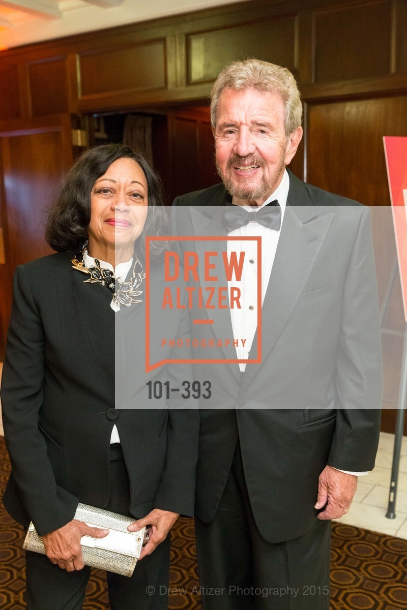 Joyce Corrigan, Robert Corrigan, San Francisco Performances' 36th Season Gala, Merchants Exchange Building, Julia Morgan Ballroom. Merchants Exchange Building, Julia Morgan Ballroom. 465 California St, San Francisco, CA 94104, October 16th, 2015, Photo #101-393 Joyce Corrigan, Robert Corrigan, Photo #101-393