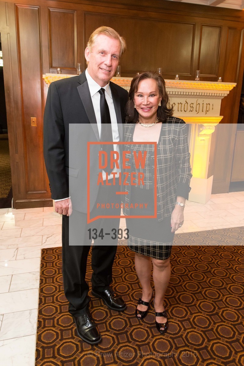 George Norton, Martha Hertelendy, San Francisco Performances' 36th Season Gala, Merchants Exchange Building, Julia Morgan Ballroom. Merchants Exchange Building, Julia Morgan Ballroom. 465 California St, San Francisco, CA 94104, October 16th, 2015, Photo #134-393 George Norton, Martha Hertelendy, Photo #134-393