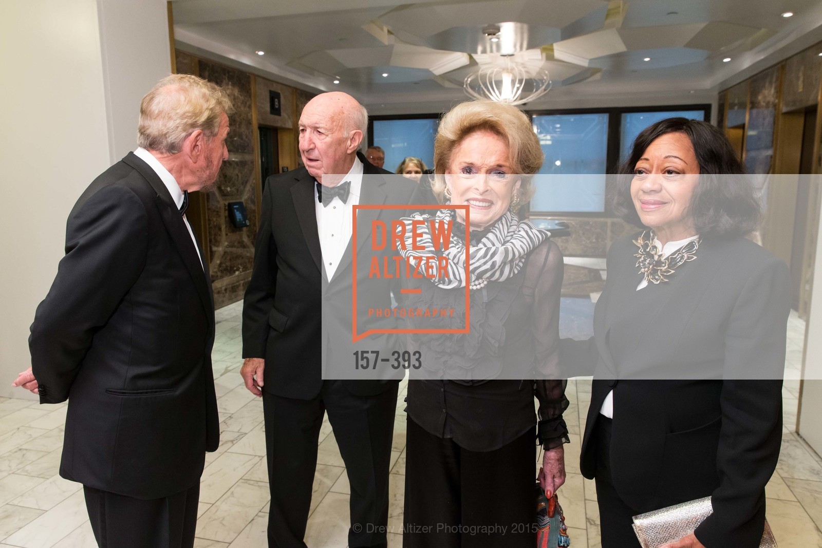 Robert Corrigan, Dennis Bonney, Harriet Quarre, Joyce Corrigan, San Francisco Performances' 36th Season Gala, Merchants Exchange Building, Julia Morgan Ballroom. 465 California St, San Francisco, CA 94104, October 16th, 2015,Drew Altizer, Drew Altizer Photography, full-service agency, private events, San Francisco photographer, photographer california
