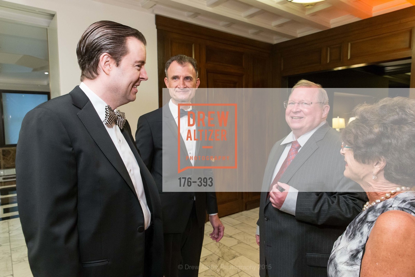 Patrick McCabe, Andrew MacIlrath, San Francisco Performances' 36th Season Gala, Merchants Exchange Building, Julia Morgan Ballroom. Merchants Exchange Building, Julia Morgan Ballroom. 465 California St, San Francisco, CA 94104, October 16th, 2015, Photo #176-393 Patrick McCabe, Andrew MacIlrath, Photo #176-393