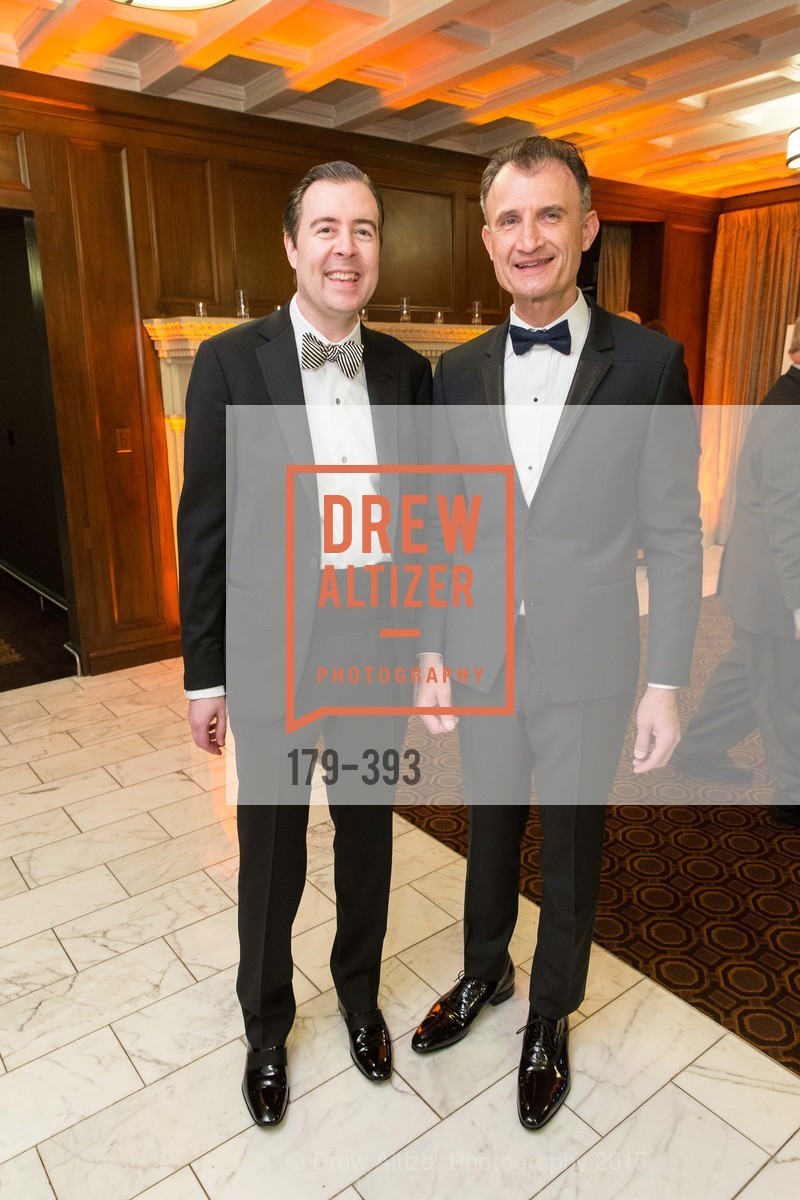 Patrick McCabe, Andrew MacIlrath, San Francisco Performances' 36th Season Gala, Merchants Exchange Building, Julia Morgan Ballroom. Merchants Exchange Building, Julia Morgan Ballroom. 465 California St, San Francisco, CA 94104, October 16th, 2015, Photo #179-393 Patrick McCabe, Andrew MacIlrath, Photo #179-393