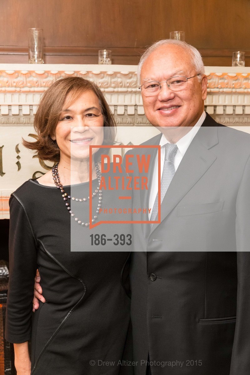 Victoria Fong, Barry Fong, San Francisco Performances' 36th Season Gala, Merchants Exchange Building, Julia Morgan Ballroom. Merchants Exchange Building, Julia Morgan Ballroom. 465 California St, San Francisco, CA 94104, October 16th, 2015, Photo #186-393 Victoria Fong, Barry Fong, Photo #186-393