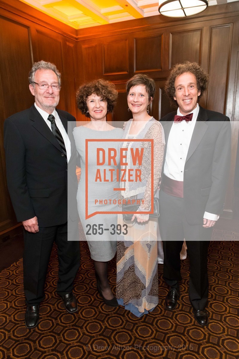 David Allon, Eva Allon, Kirsten Wolff, Gilad Wolff, San Francisco Performances' 36th Season Gala, Merchants Exchange Building, Julia Morgan Ballroom. Merchants Exchange Building, Julia Morgan Ballroom. 465 California St, San Francisco, CA 94104, October 16th, 2015, Photo #265-393 David Allon, Eva Allon, Kirsten Wolff, Gilad Wolff, Photo #265-393