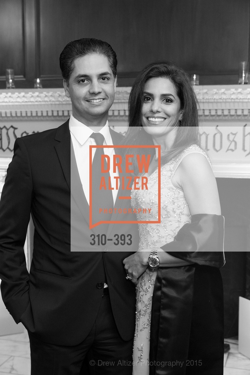 Karim Naji, Ikram Naji, San Francisco Performances' 36th Season Gala, Merchants Exchange Building, Julia Morgan Ballroom. 465 California St, San Francisco, CA 94104, October 16th, 2015,Drew Altizer, Drew Altizer Photography, full-service agency, private events, San Francisco photographer, photographer california