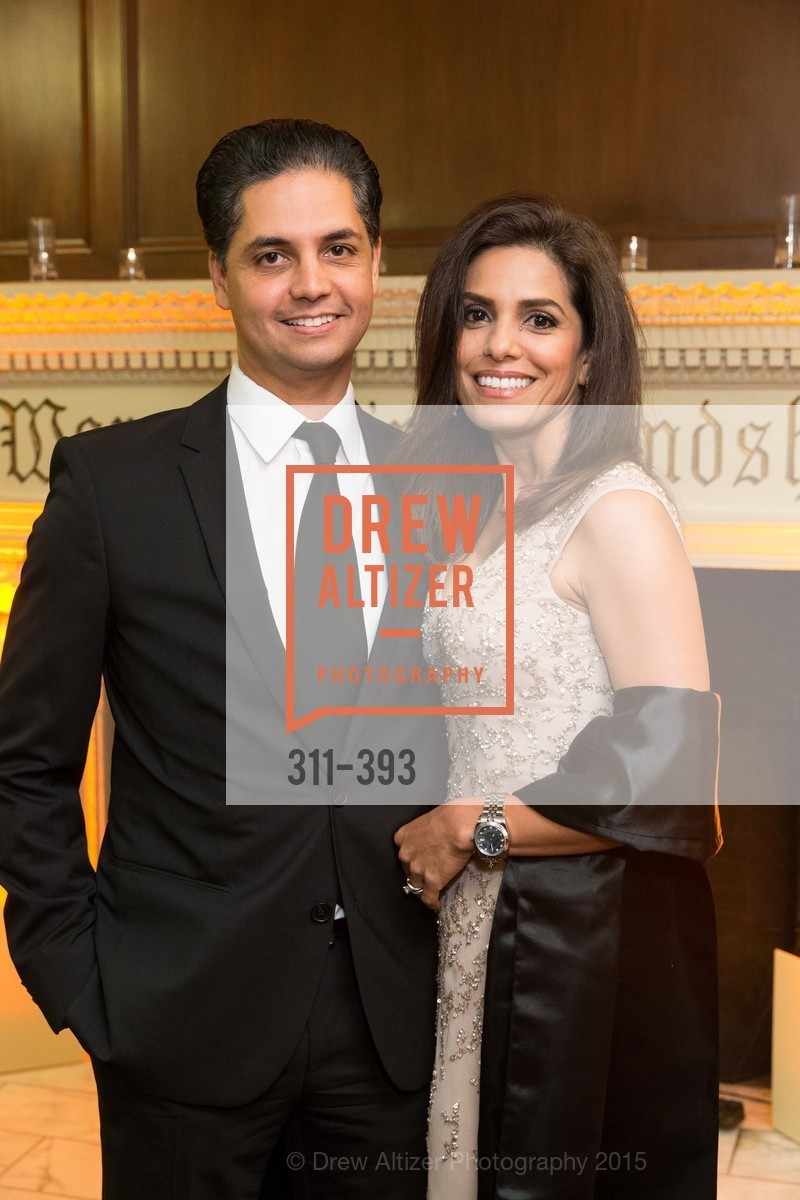 Karim Naji, Ikram Naji, San Francisco Performances' 36th Season Gala, Merchants Exchange Building, Julia Morgan Ballroom. 465 California St, San Francisco, CA 94104, October 16th, 2015,Drew Altizer, Drew Altizer Photography, full-service agency, private events, San Francisco photographer, photographer california
