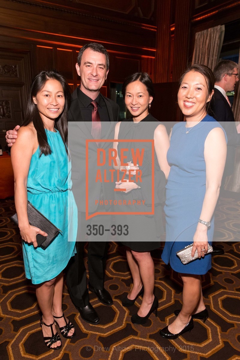 Susan So, Chris Pickett, Lily Beischer, Grace Voorhis, San Francisco Performances' 36th Season Gala, Merchants Exchange Building, Julia Morgan Ballroom. Merchants Exchange Building, Julia Morgan Ballroom. 465 California St, San Francisco, CA 94104, October 16th, 2015, Photo #350-393 Susan So, Chris Pickett, Lily Beischer, Grace Voorhis, Photo #350-393