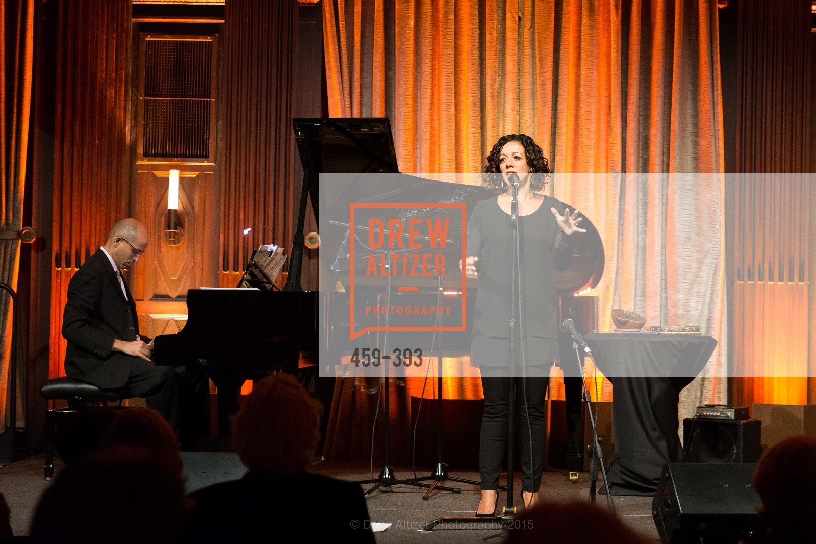 Edward Simon, Luciana Souza, San Francisco Performances' 36th Season Gala, Merchants Exchange Building, Julia Morgan Ballroom. 465 California St, San Francisco, CA 94104, October 16th, 2015,Drew Altizer, Drew Altizer Photography, full-service agency, private events, San Francisco photographer, photographer california