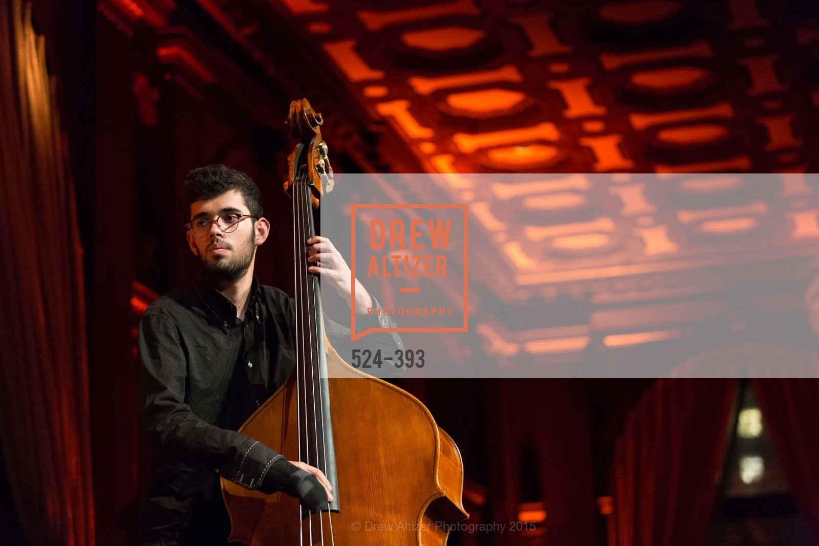 Performance By Ari Carpenter, San Francisco Performances' 36th Season Gala, Merchants Exchange Building, Julia Morgan Ballroom. Merchants Exchange Building, Julia Morgan Ballroom. 465 California St, San Francisco, CA 94104, October 16th, 2015, Photo #524-393 Performance By Ari Carpenter, Photo #524-393