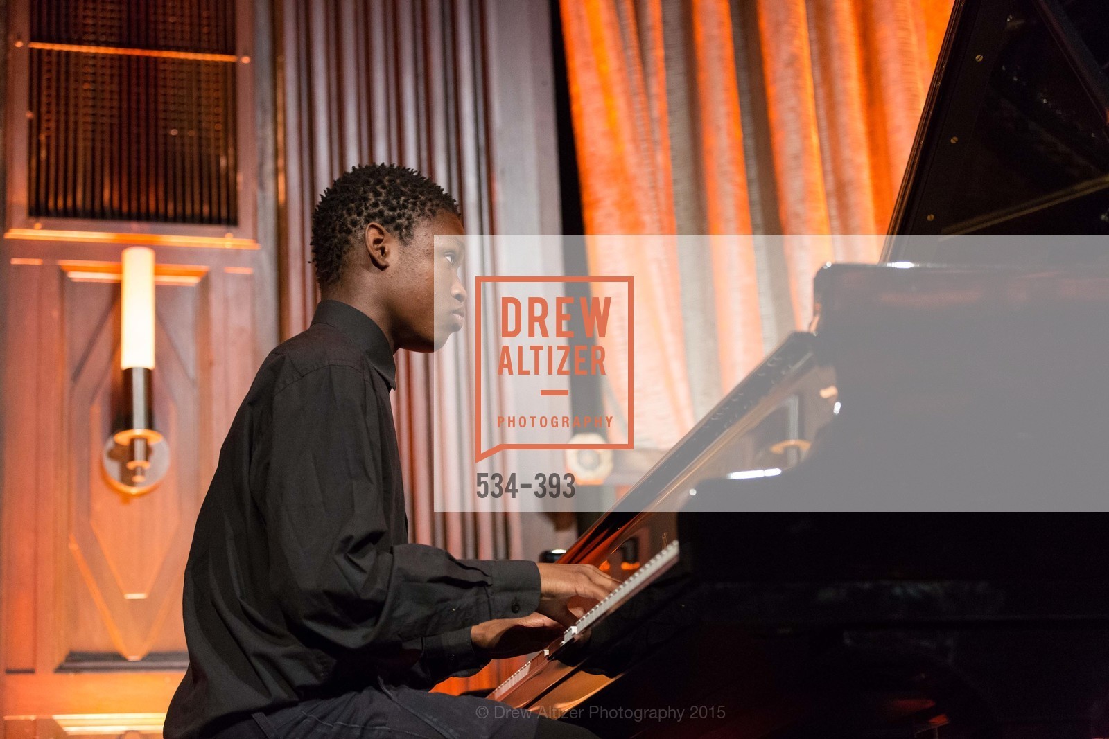 Performance By Caleb Sankoh, San Francisco Performances' 36th Season Gala, Merchants Exchange Building, Julia Morgan Ballroom. 465 California St, San Francisco, CA 94104, October 16th, 2015,Drew Altizer, Drew Altizer Photography, full-service agency, private events, San Francisco photographer, photographer california