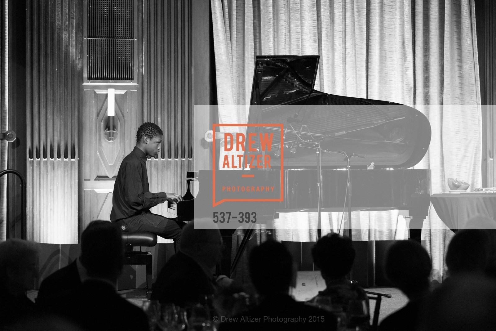 Performance By Caleb Sankoh, San Francisco Performances' 36th Season Gala, Merchants Exchange Building, Julia Morgan Ballroom. 465 California St, San Francisco, CA 94104, October 16th, 2015,Drew Altizer, Drew Altizer Photography, full-service agency, private events, San Francisco photographer, photographer california