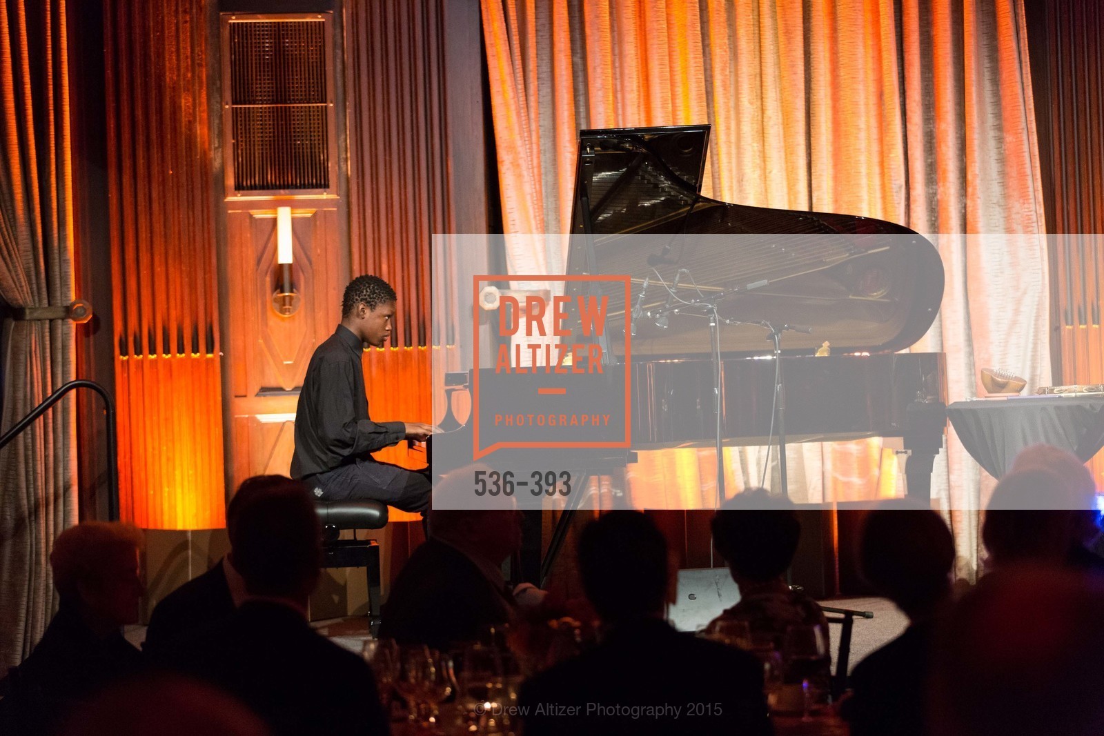 Performance By Caleb Sankoh, San Francisco Performances' 36th Season Gala, Merchants Exchange Building, Julia Morgan Ballroom. 465 California St, San Francisco, CA 94104, October 16th, 2015,Drew Altizer, Drew Altizer Photography, full-service agency, private events, San Francisco photographer, photographer california