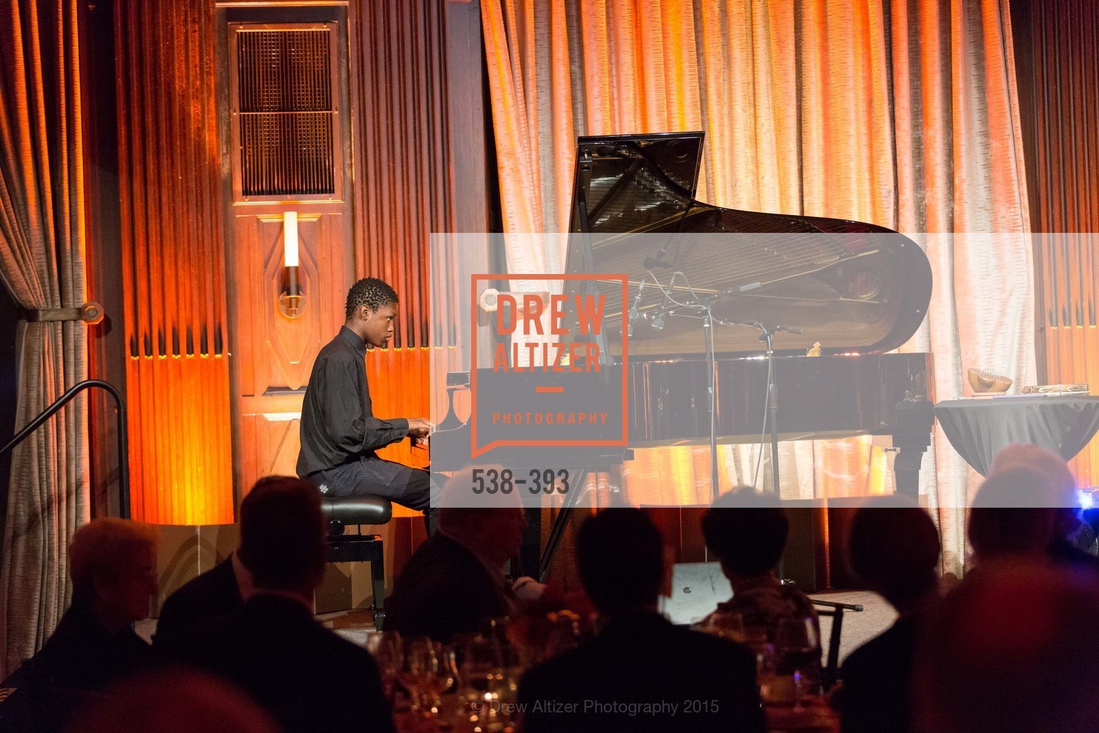 Performance By Caleb Sankoh, San Francisco Performances' 36th Season Gala, Merchants Exchange Building, Julia Morgan Ballroom. 465 California St, San Francisco, CA 94104, October 16th, 2015,Drew Altizer, Drew Altizer Photography, full-service event agency, private events, San Francisco photographer, photographer California