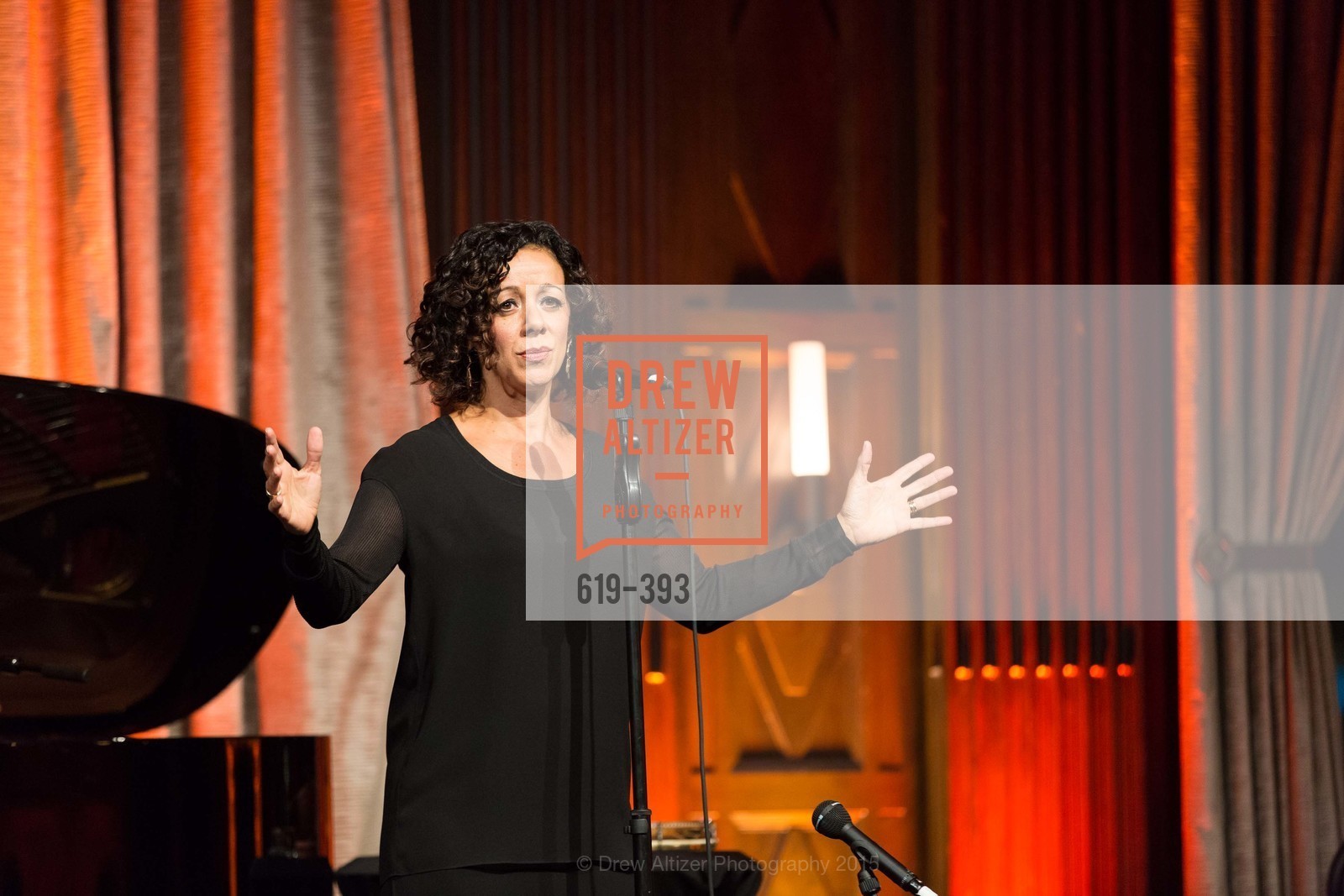 Luciana Souza, San Francisco Performances' 36th Season Gala, Merchants Exchange Building, Julia Morgan Ballroom. 465 California St, San Francisco, CA 94104, October 16th, 2015,Drew Altizer, Drew Altizer Photography, full-service agency, private events, San Francisco photographer, photographer california