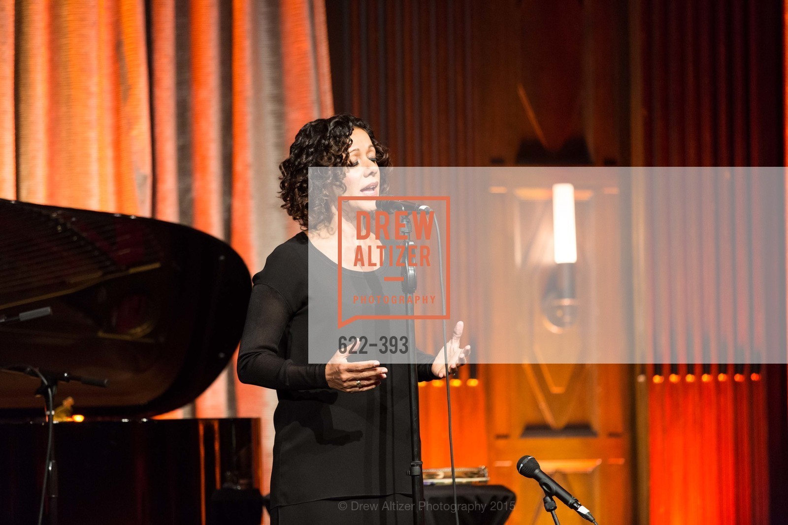 Luciana Souza, San Francisco Performances' 36th Season Gala, Merchants Exchange Building, Julia Morgan Ballroom. 465 California St, San Francisco, CA 94104, October 16th, 2015,Drew Altizer, Drew Altizer Photography, full-service agency, private events, San Francisco photographer, photographer california