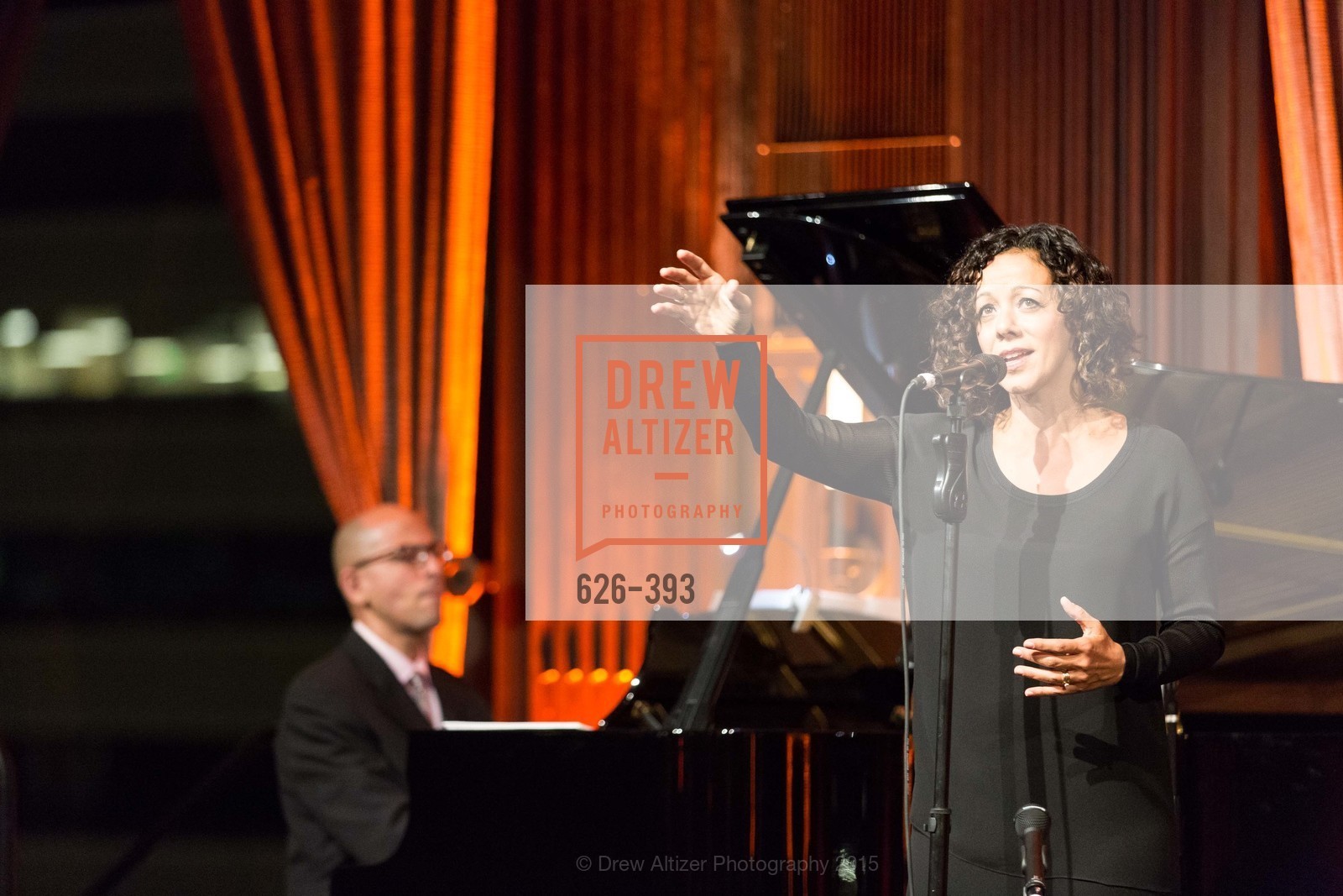 Edward Simon, Luciana Souza, San Francisco Performances' 36th Season Gala, Merchants Exchange Building, Julia Morgan Ballroom. 465 California St, San Francisco, CA 94104, October 16th, 2015,Drew Altizer, Drew Altizer Photography, full-service agency, private events, San Francisco photographer, photographer california