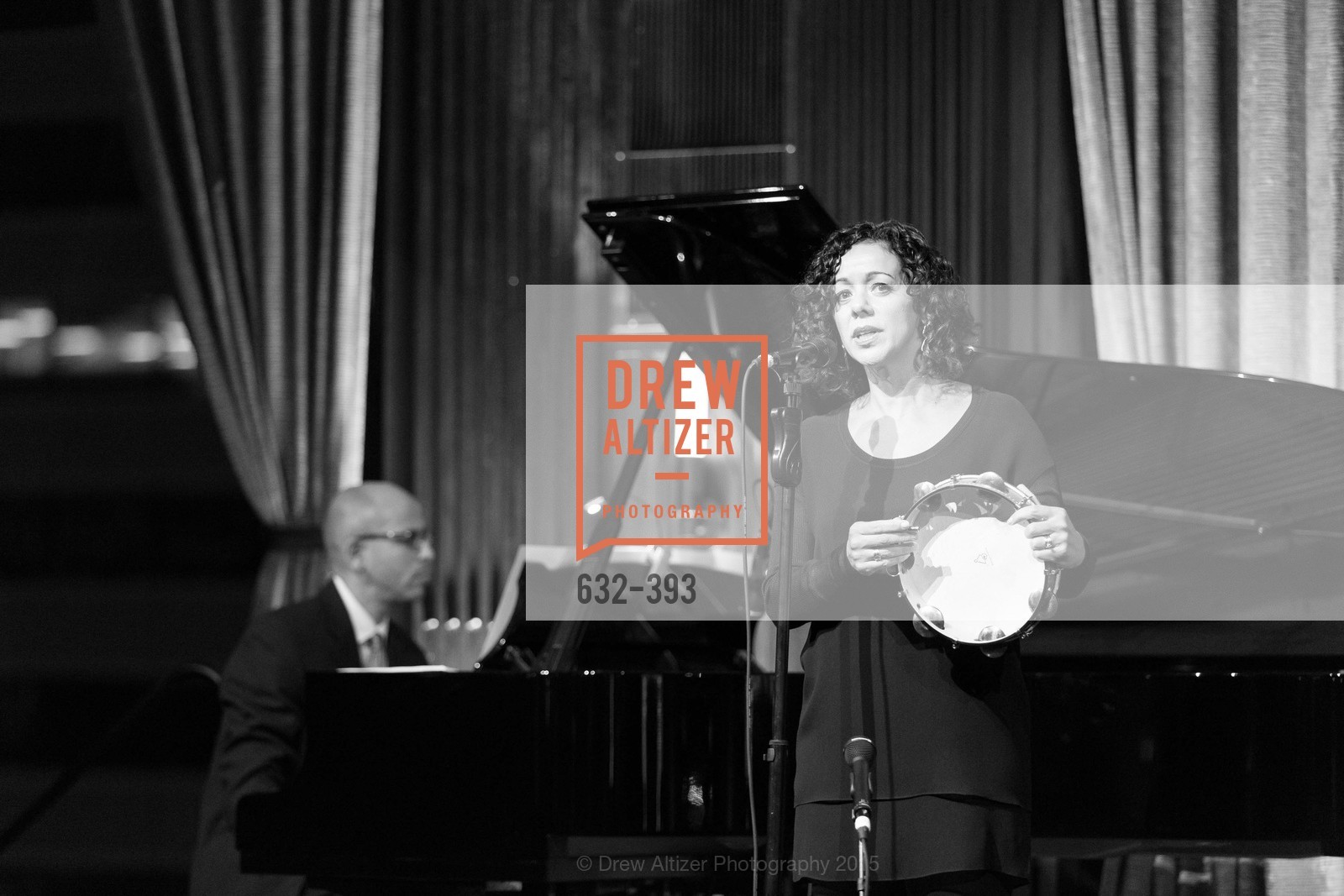 Edward Simon, Luciana Souza, San Francisco Performances' 36th Season Gala, Merchants Exchange Building, Julia Morgan Ballroom. 465 California St, San Francisco, CA 94104, October 16th, 2015,Drew Altizer, Drew Altizer Photography, full-service event agency, private events, San Francisco photographer, photographer California