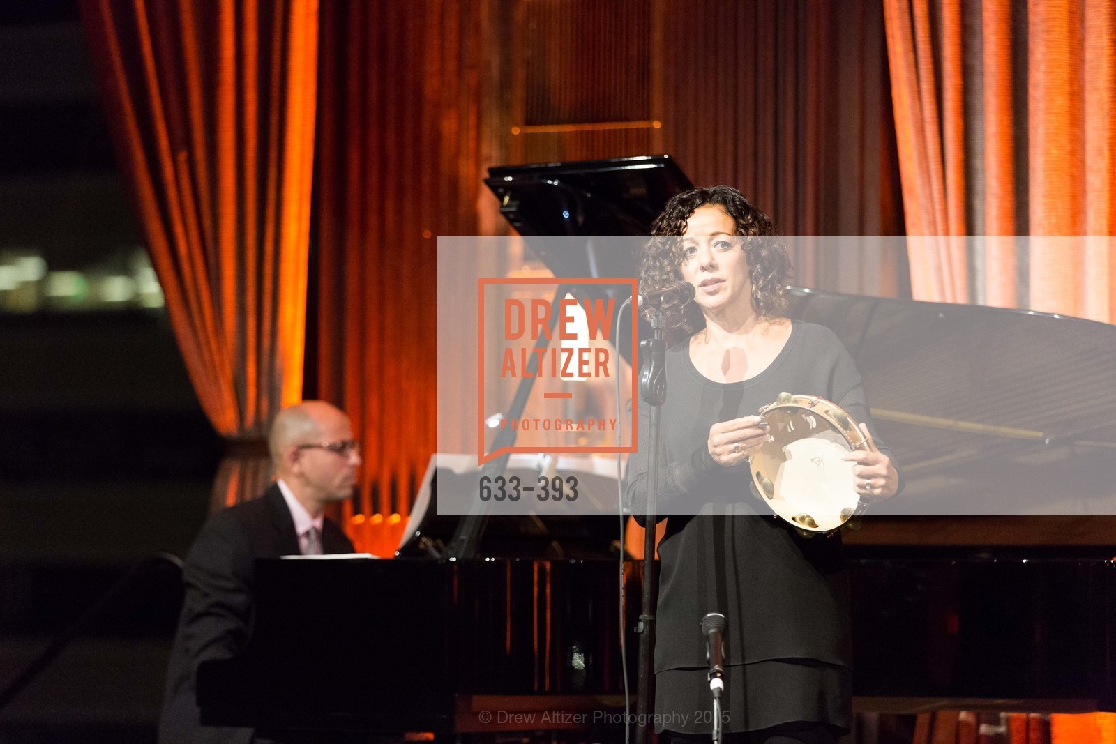 Edward Simon, Luciana Souza, San Francisco Performances' 36th Season Gala, Merchants Exchange Building, Julia Morgan Ballroom. 465 California St, San Francisco, CA 94104, October 16th, 2015,Drew Altizer, Drew Altizer Photography, full-service event agency, private events, San Francisco photographer, photographer California