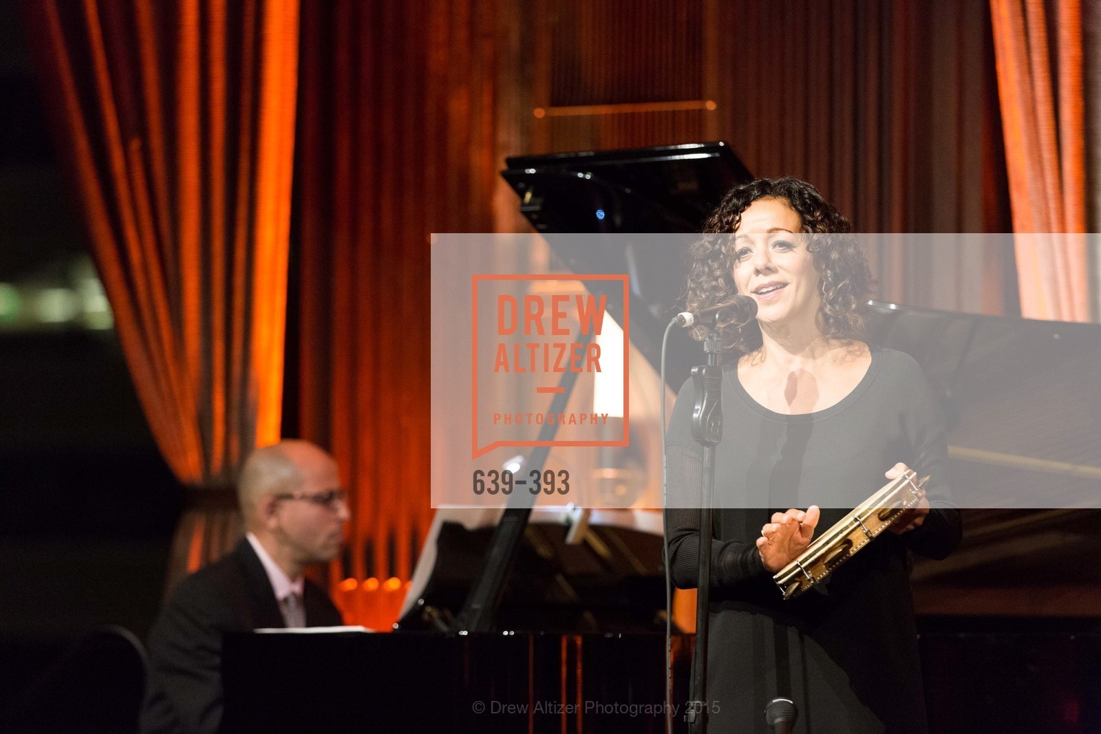 Edward Simon, Luciana Souza, San Francisco Performances' 36th Season Gala, Merchants Exchange Building, Julia Morgan Ballroom. 465 California St, San Francisco, CA 94104, October 16th, 2015,Drew Altizer, Drew Altizer Photography, full-service agency, private events, San Francisco photographer, photographer california