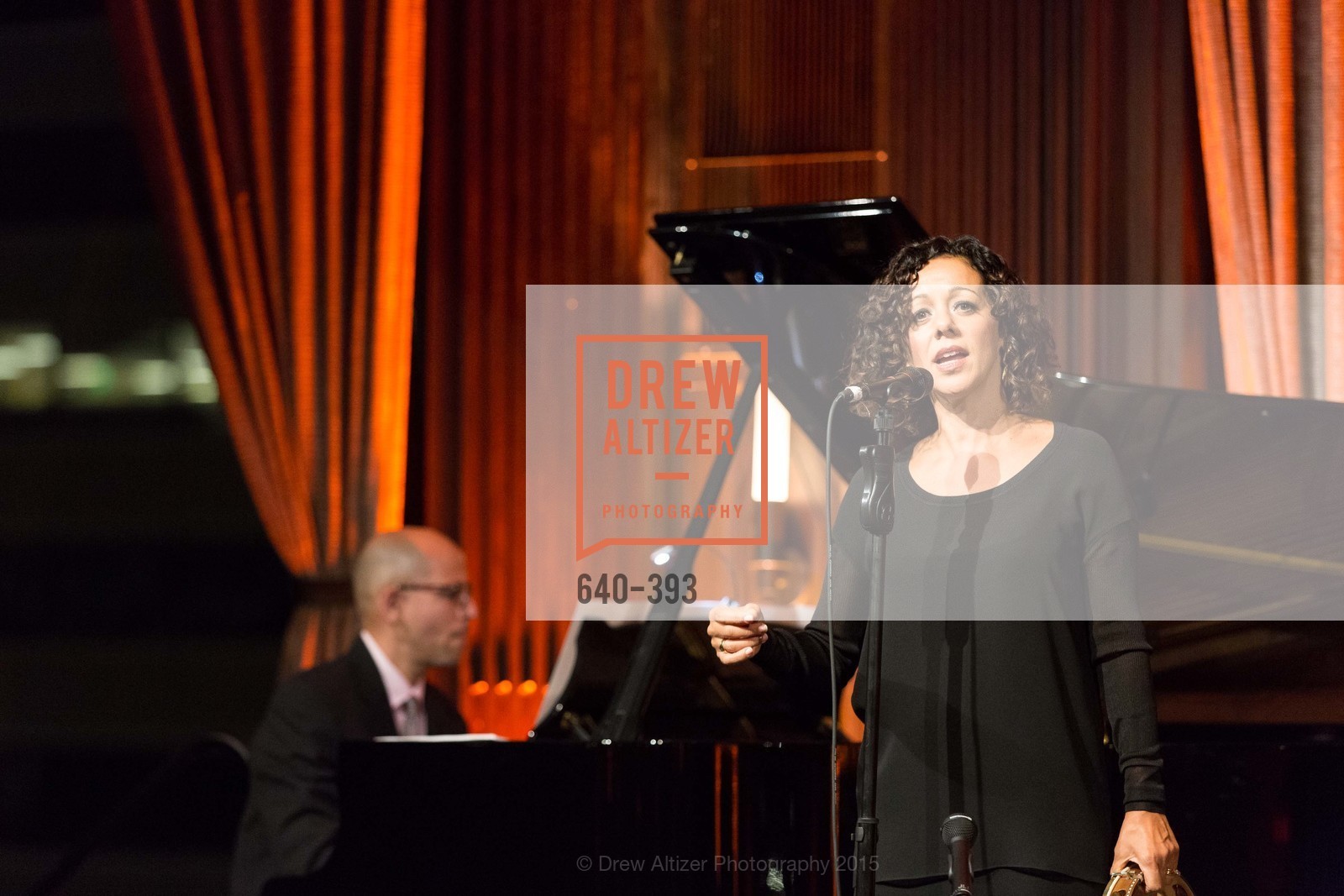 Edward Simon, Luciana Souza, San Francisco Performances' 36th Season Gala, Merchants Exchange Building, Julia Morgan Ballroom. 465 California St, San Francisco, CA 94104, October 16th, 2015,Drew Altizer, Drew Altizer Photography, full-service agency, private events, San Francisco photographer, photographer california