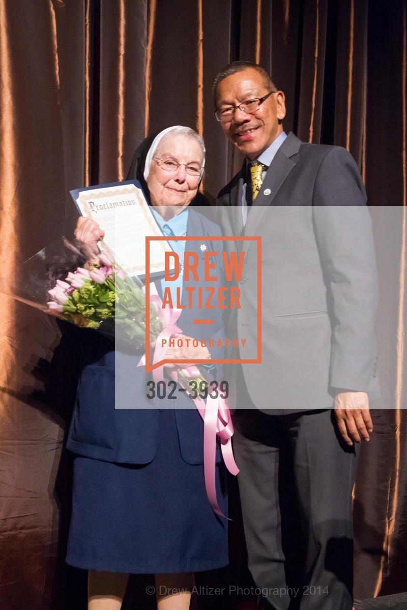 Sister Marianne Smith, Supervisor Norman Yee, 2014 COMING HOME GALA: A Night at Casino Royale, US, May 16th, 2014, Photo #302-3939 Sister Marianne Smith, Supervisor Norman Yee, Photo #302-3939