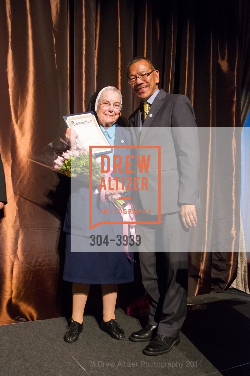 Sister Marianne Smith, Supervisor Norman Yee, 2014 COMING HOME GALA: A Night at Casino Royale, US, May 16th, 2014, Photo #304-3939 Sister Marianne Smith, Supervisor Norman Yee, Photo #304-3939