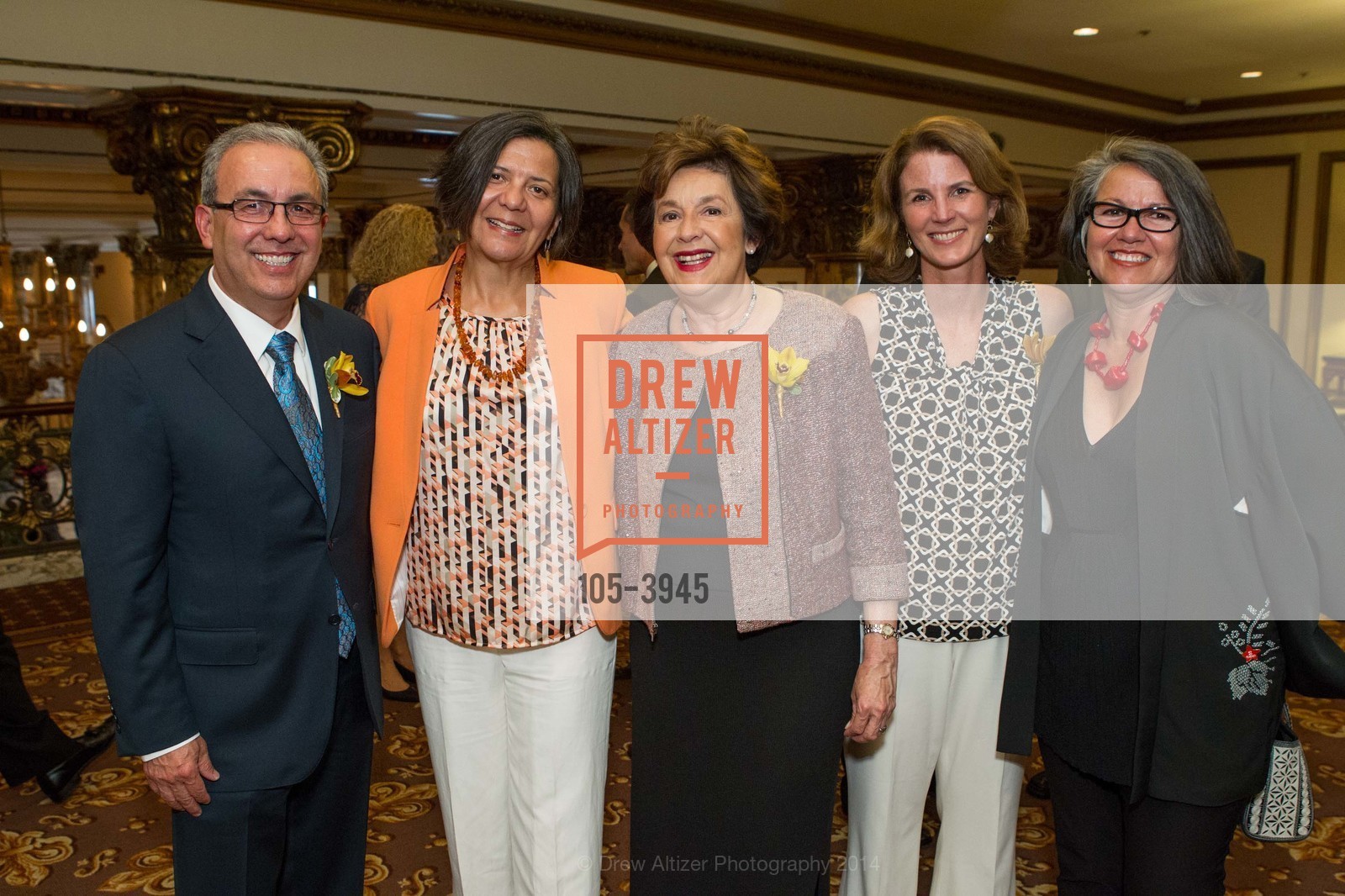 Luis Herrera, Sandra Hernandez, Aida Alvarez, Sarah Butler Simbeck, Viviana Paredes, LATINO COMMUNITY FOUNDATION'S 9th Annual Gala - Celebrating Philanthropy on Sabor Latino, US, April 30th, 2014, Photo #105-3945 Luis Herrera, Sandra Hernandez, Aida Alvarez, Sarah Butler Simbeck, Viviana Paredes, Photo #105-3945