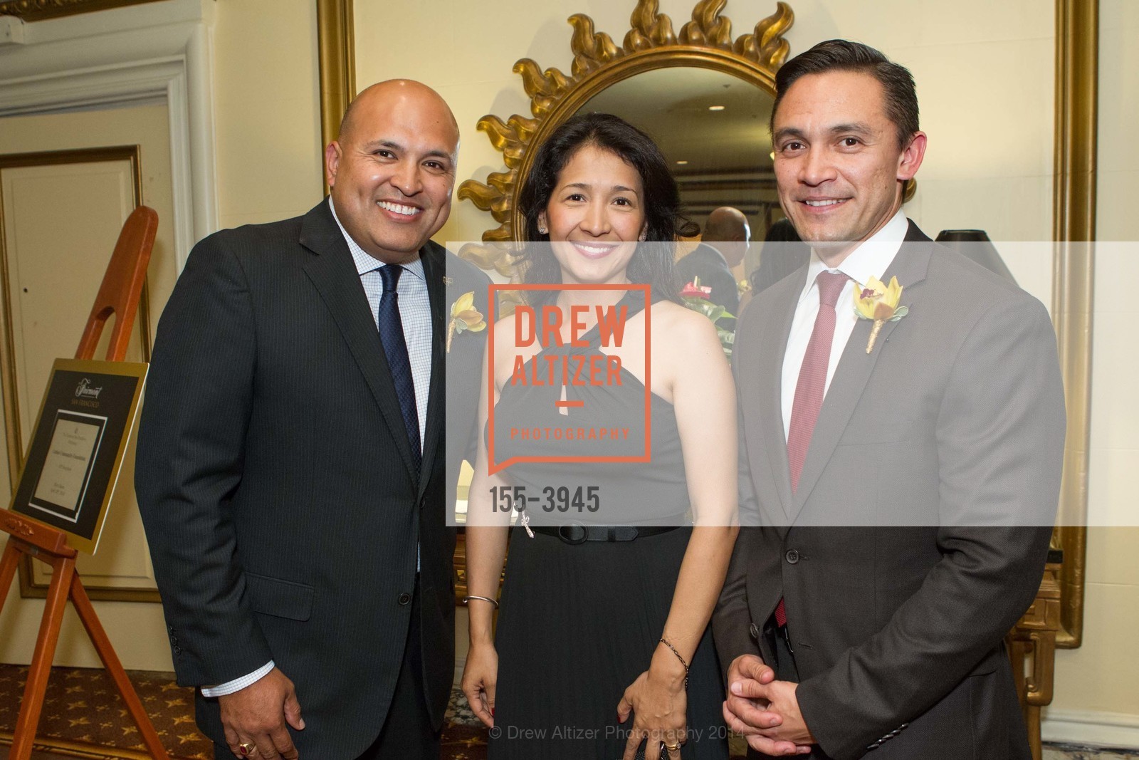 Raul Rodriguez, Veronica Rodriguez, Ezra Garrett, LATINO COMMUNITY FOUNDATION'S 9th Annual Gala - Celebrating Philanthropy on Sabor Latino, US, April 30th, 2014, Photo #155-3945 Raul Rodriguez, Veronica Rodriguez, Ezra Garrett, Photo #155-3945