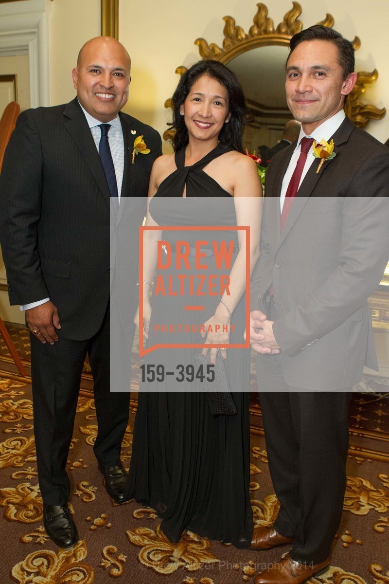 Raul Rodriguez, Veronica Rodriguez, Ezra Garrett, LATINO COMMUNITY FOUNDATION'S 9th Annual Gala - Celebrating Philanthropy on Sabor Latino, US, April 30th, 2014, Photo #159-3945 Raul Rodriguez, Veronica Rodriguez, Ezra Garrett, Photo #159-3945
