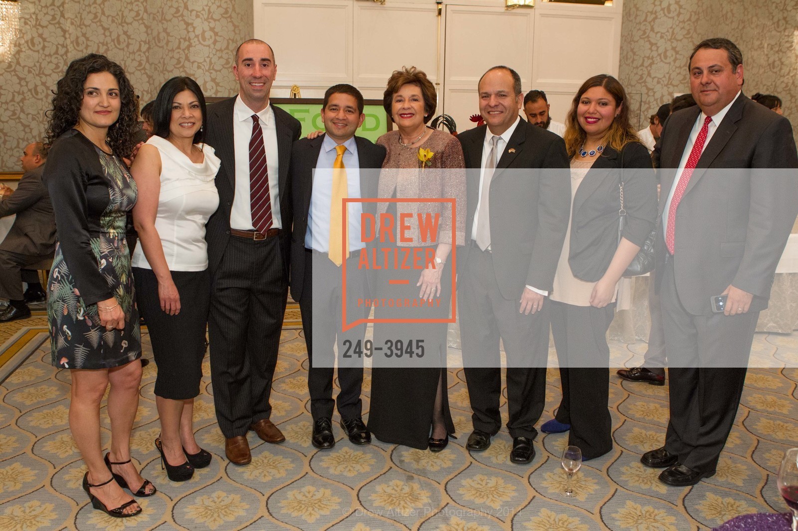 Sandra Kazee, GeraldineNueva, Roberto Leao, David Shreni, Aida Alvarez, Vidal Graupera, Elizabeth Madero, Ivan Zapien, LATINO COMMUNITY FOUNDATION'S 9th Annual Gala - Celebrating Philanthropy on Sabor Latino, US, April 30th, 2014, Photo #249-3945 Sandra Kazee, GeraldineNueva, Roberto Leao, David Shreni, Aida Alvarez, Vidal Graupera, Elizabeth Madero, Ivan Zapien, Photo #249-3945
