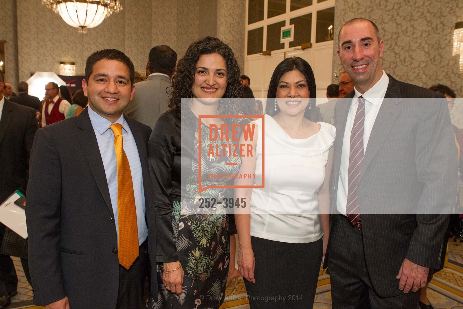 David Shreni, Sandra Kazee, Geraldine Nueva, Roberto Leao, LATINO COMMUNITY FOUNDATION'S 9th Annual Gala - Celebrating Philanthropy on Sabor Latino, US, April 30th, 2014, Photo #252-3945 David Shreni, Sandra Kazee, Geraldine Nueva, Roberto Leao, Photo #252-3945