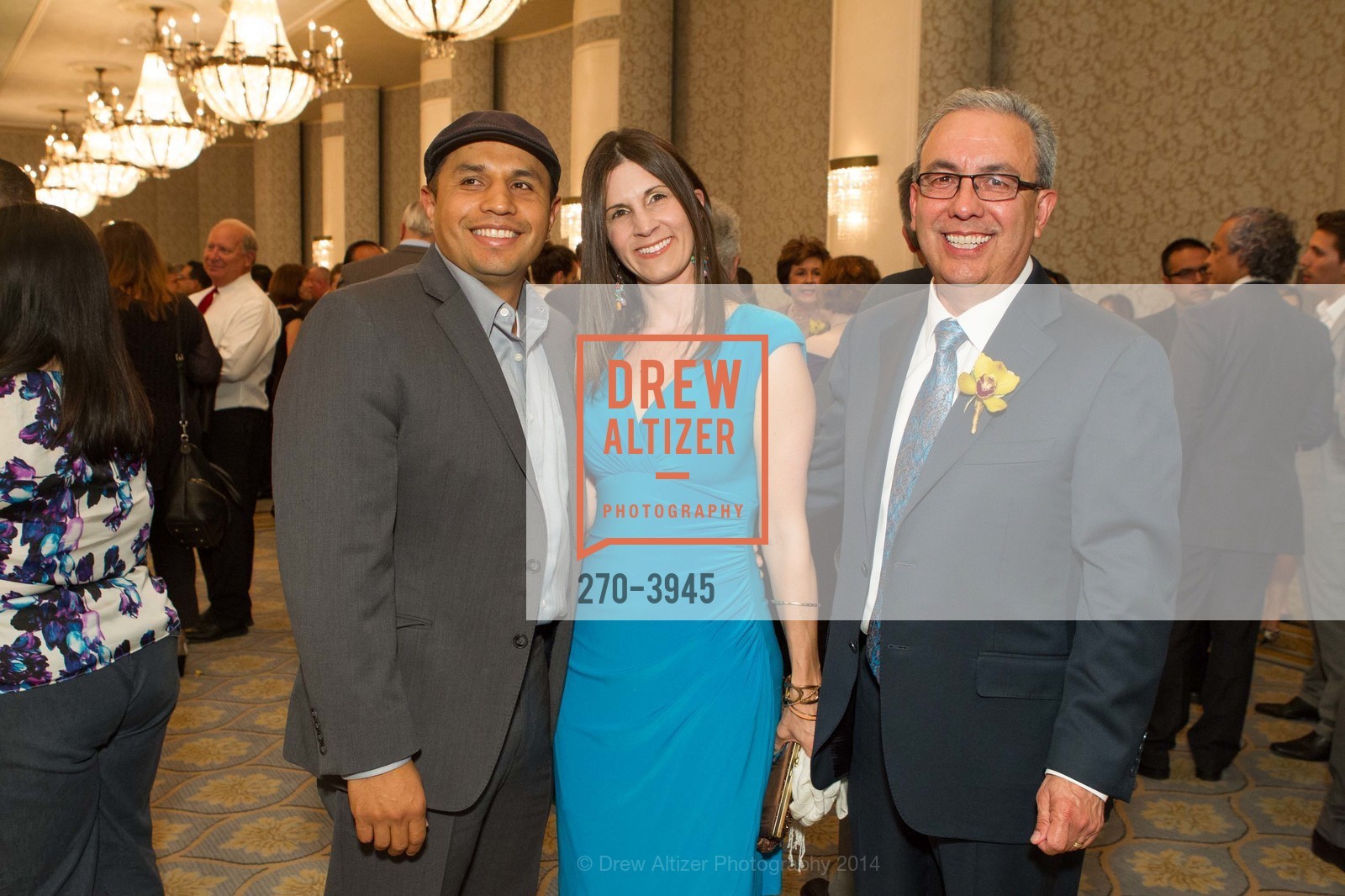 Maurilio Leon, Ria Leon, Luis Herrera, LATINO COMMUNITY FOUNDATION'S 9th Annual Gala - Celebrating Philanthropy on Sabor Latino, US, April 30th, 2014, Photo #270-3945 Maurilio Leon, Ria Leon, Luis Herrera, Photo #270-3945