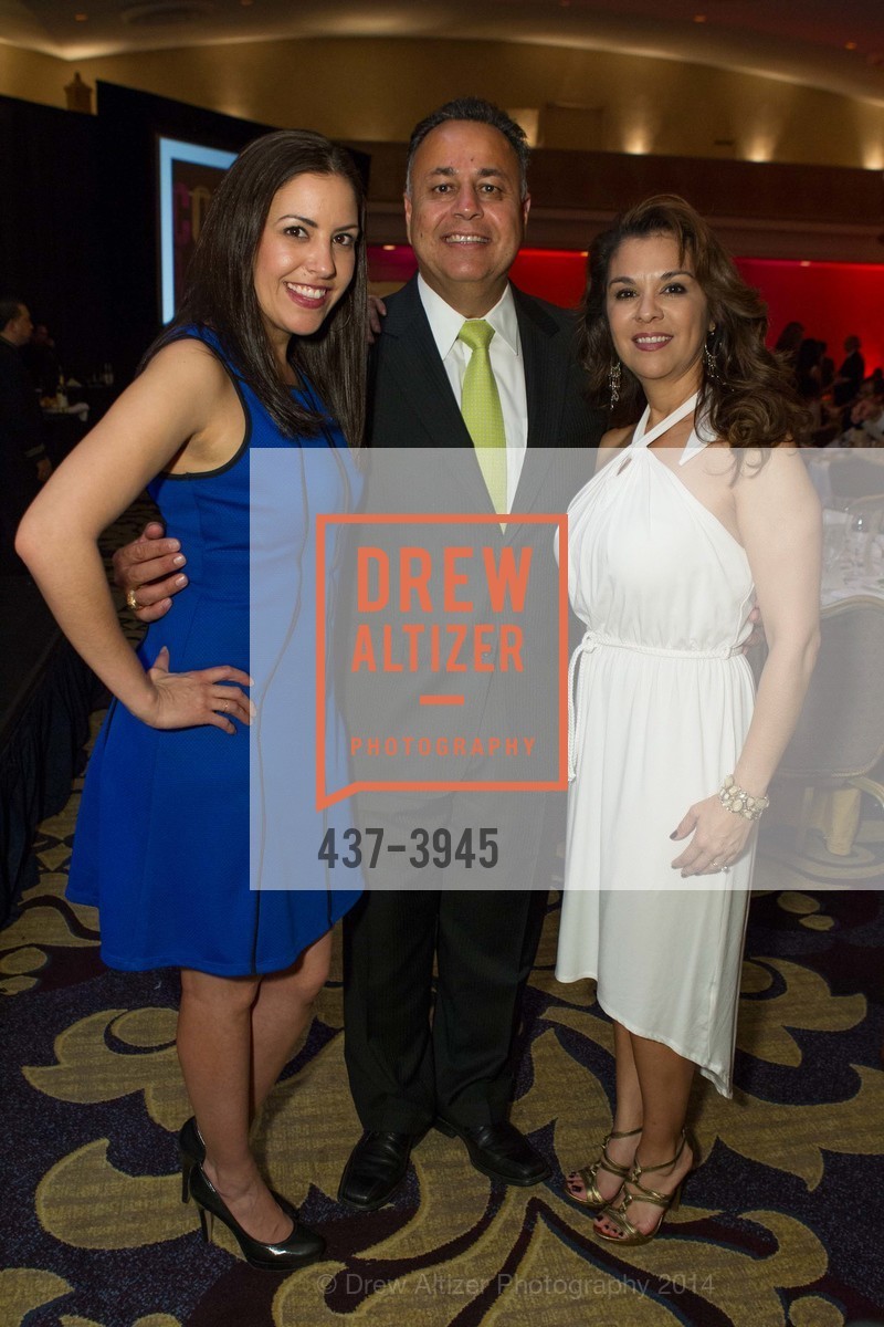 Jennifer Lujan, Jesus Soto, Anna Liza Soto, LATINO COMMUNITY FOUNDATION'S 9th Annual Gala - Celebrating Philanthropy on Sabor Latino, US, April 30th, 2014, Photo #437-3945 Jennifer Lujan, Jesus Soto, Anna Liza Soto, Photo #437-3945