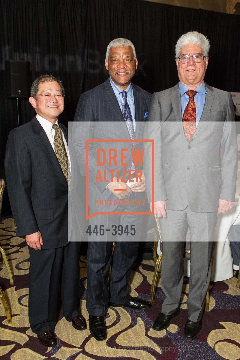John Nakamura, Julius Robinson, David Dela Torre, LATINO COMMUNITY FOUNDATION'S 9th Annual Gala - Celebrating Philanthropy on Sabor Latino, US, April 30th, 2014, Photo #446-3945 John Nakamura, Julius Robinson, David Dela Torre, Photo #446-3945