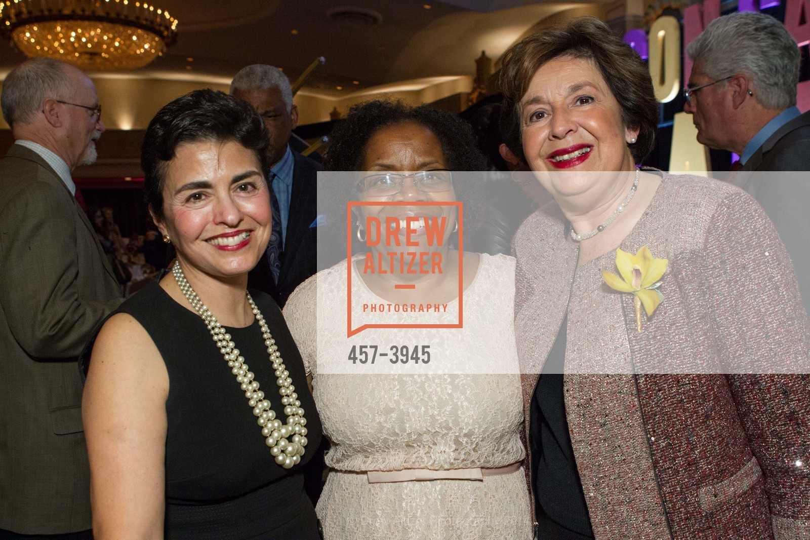 Ophelia Basgal, Dede Brantley, Aida Alvarez, LATINO COMMUNITY FOUNDATION'S 9th Annual Gala - Celebrating Philanthropy on Sabor Latino, US, April 30th, 2014, Photo #457-3945 Ophelia Basgal, Dede Brantley, Aida Alvarez, Photo #457-3945